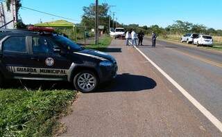 Barreira sanitária faz o controle da entrada de veículos (Foto: Prefeitura de Bonito/Divulgação)