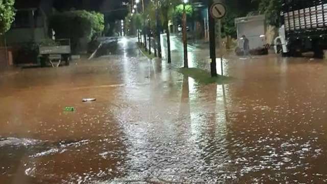 Munic&iacute;pios vizinhos registraram chuva de 124 mm nas &uacute;ltimas 48 horas