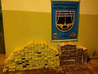 Motorista &eacute; preso com 288 quilos de maconha que tentava levar para SP