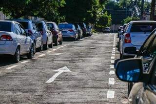 Rua São Dimas, agora, mão única, outro ponto criticado por condutores (Foto: Henrique Kawaminami)