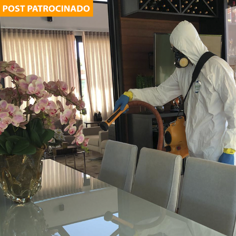 Sanitização de ambientes, medida de prevenção contra o covid