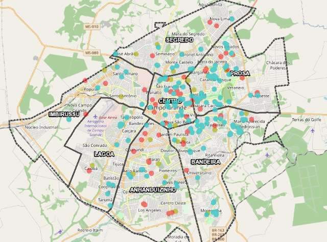 V&iacute;rus avan&ccedil;a em bairros pobres e populosos da Capital que informa 28 casos novos