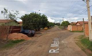 Rua Medrado, no bairro Centro Oeste, onde homem morreu após ser agredido pelo sobrinho. (Foto: Google Street View)