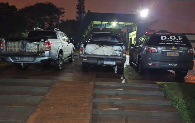 Traficantes s&atilde;o presos com 716 kg de maconha em resid&ecirc;ncia de Ponta Por&atilde;