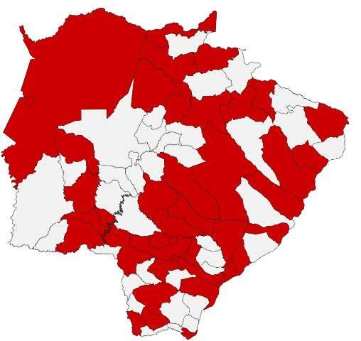 Coronav&iacute;rus j&aacute; chegou a mais da metade dos munic&iacute;pios de MS