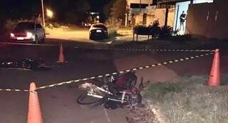 Motociclista Jaime Leite de Costa morreu após acidente em Ponta Porã (Foto: Ponta Porã Informa)