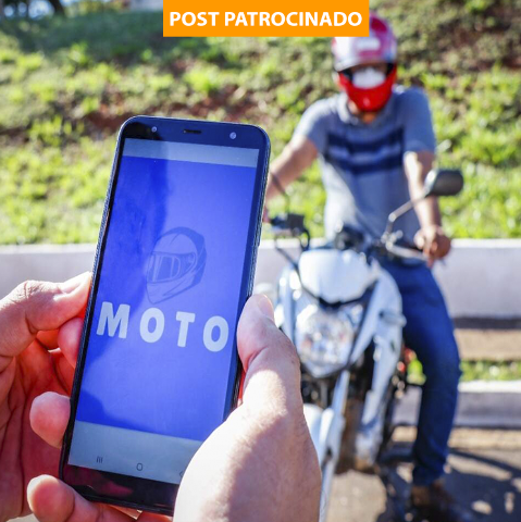 Moto é aplicativo para passageiros e entregas na Capital