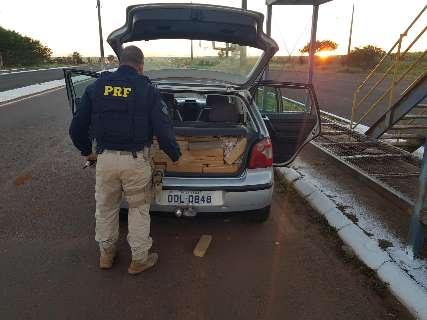 Motorista de Polo lotado de maconha e batedores são presos na fronteira