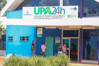 Entrada da UPA localizada no Bairro Universitário (Foto: Marcos Maluf)
