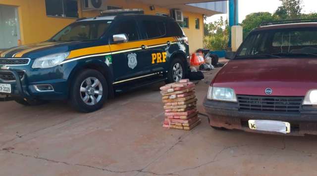 Droga que saiu da Capital &eacute; encontrada no assoalho de ve&iacute;culo na BR-262