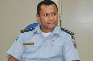 Tenente-coronel Souza Lima, quando ainda atuava em Sidrolândia (Foto: Noticidade)