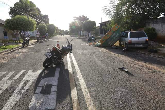 Embriagado e sem habilita&ccedil;&atilde;o, homem atropela motociclista