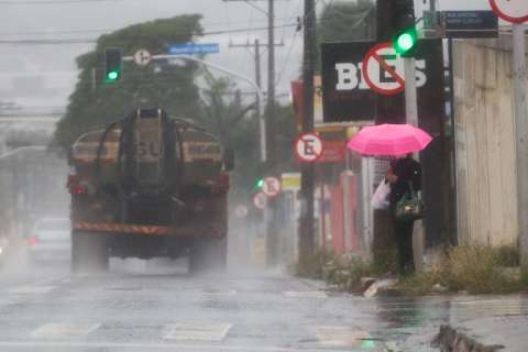 Campo Grande registra 15 milímetros de chuva nesta terça