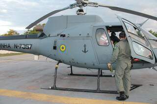 Com suspeita de fratura, criança é socorrida de helicóptero em aldeia Com suspeita de fratura, criança é socorrida de helicóptero em aldeia