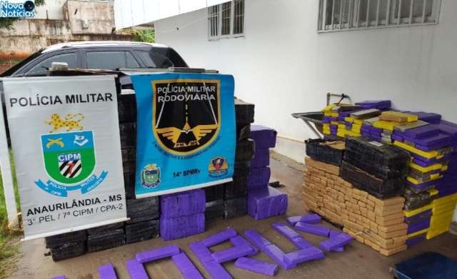 Pol&iacute;cia apreende 1,7 tonelada de maconha em caminh&atilde;o de mudan&ccedil;a