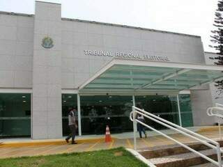 Sede do TRE-MS, no Parque dos Poderes, em Campo Grande. (Foto: Arquivo).