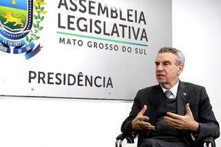 Deputado Paulo Corrêa (PSDB) durante entrevista a TV Assembleia (Foto: Wagner Guimarães)