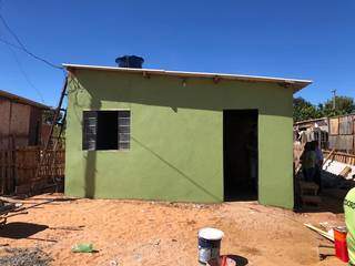 Casa foi reconstruída com materiais e mão de obra de voluntários (Foto: Divulgação)
