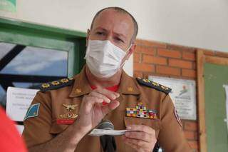Coronel Fraiha, do Corpo de Bombeiros, será responsável por aplicar testes rápidos em servidores da DGPC (Foto: Arquivo/Silas Lima)