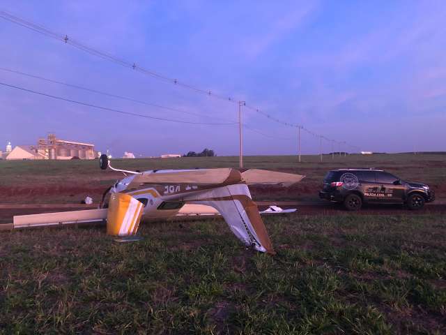 Avi&atilde;o que fez pouso for&ccedil;ado &eacute; apreendido e delegacia da Capital assume caso