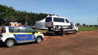 Van de transporte clandestino de passageiros &eacute; apreendida em barreira sanit&aacute;ria