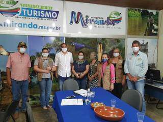 Na linha de frente, empresários do setor de turismo em Miranda preparam a volta às atividades na segunda-feira (Foto: Divulgação)