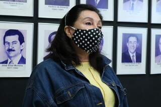 Prefeita de Dourados Délia Razuk cobrou apoio da população para conter o coronavírus (Foto: A. Frota/Divulgação)