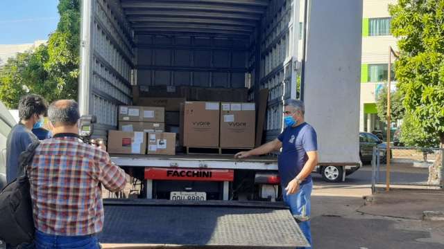 &Agrave; beira de colapso, hospital recebe 10 leitos de UTI para covid-19