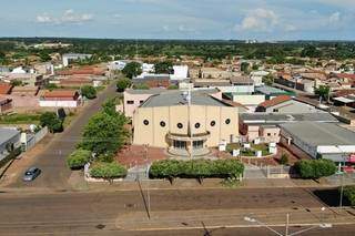 Vista aérea de Água Clara. (Foto: Drone/Clovis Gonçalves)