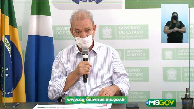 Ao vivo, secret&aacute;rio anuncia mais  2 mortes por covid e MS chega a 47 &oacute;bitos