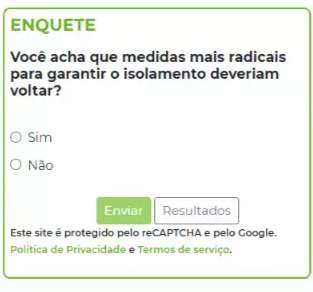 Maioria quer volta de medidas mais restritivas contra o coronav&iacute;rus