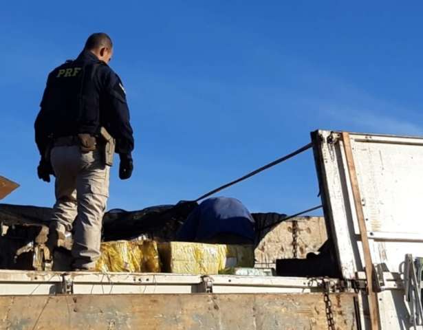 PRF apreende mais de 4 toneladas de maconha em &Aacute;gua Clara