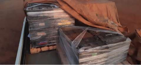 PMA apreende quase 40 toneladas de baterias transportadas ilegalmente 
