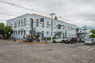 Santa Casa de Corumbá é hospital referência no atendimento dos casos de covid-19 na cidade. (Foto: Prefeitura de Corumbá)