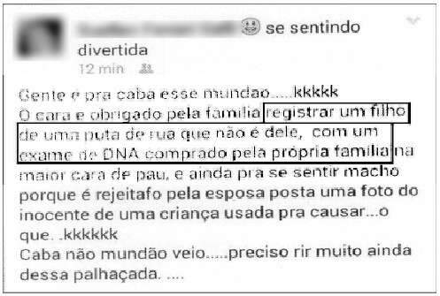 Mulher &eacute; condenada a pagar R$ 5 mil ap&oacute;s ofender a ex do marido em rede social