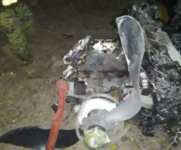 Avi&atilde;o saiu de S&atilde;o Paulo e caiu em fazenda da vi&uacute;va de Jorge Rafaat