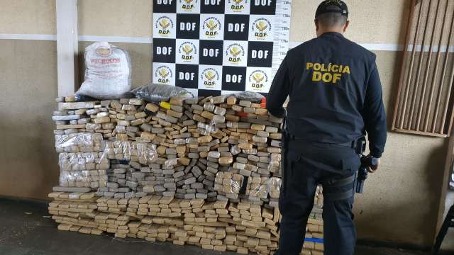 DOF prende trio transportando 630 kg de maconha em Dourados