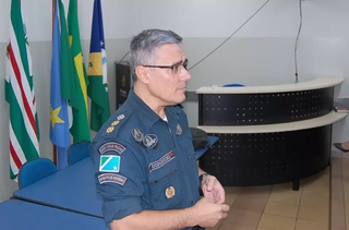 Tenente-coronel Josafá Pereira Dominoni foi preso em operação do Gaeco. (Foto: Acácio Gomes/Nova News)