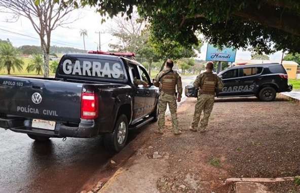Garras cumpre pris&otilde;es em 3 cidades de MS em apoio &agrave; pol&iacute;cia de SP