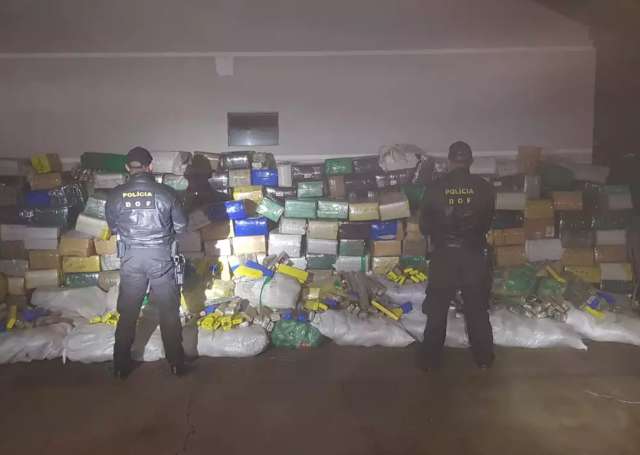 DOF j&aacute; apreendeu mais droga em 2020 do que todo o ano de 2019