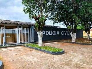 Delegacia da Polícia Civil de Anastácio, para onde pessoas presas foram levadas (Foto: Divulgação)