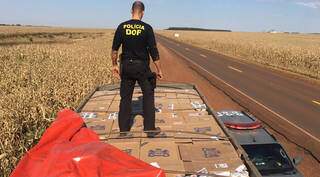 Pol&iacute;cia de fronteira ret&eacute;m 110 toneladas de drogas em semestre de pandemia