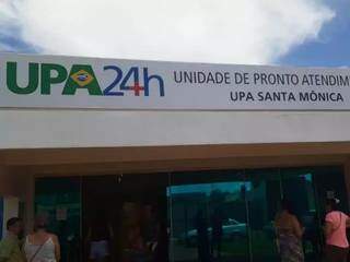 Fachada da UPA Santa Mônica, onde o caso aconteceu. (Foto: Direto das Ruas)