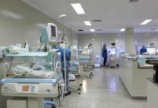 UTI neonatal do HU de Dourados, onde bebê está internado (Foto: Divulgação)