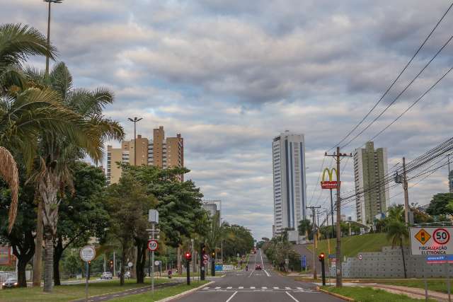 Domingo de c&eacute;u nublado, mas sem previs&atilde;o de chuva para a maior parte de MS 