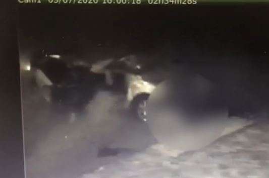 V&iacute;deo mostra viol&ecirc;ncia de acidente que matou motorista em Chapad&atilde;o do Sul
