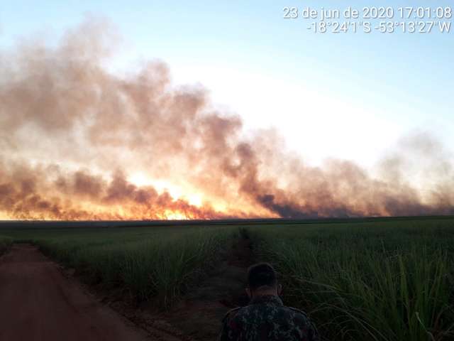 Usina &eacute; multada em R$ 294 mil por inc&ecirc;ndio em lavoura de cana-de-a&ccedil;&uacute;car
