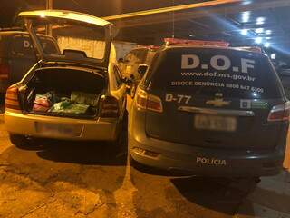 Persegui&ccedil;&atilde;o em alta velocidade acaba em apreens&atilde;o de 215 quilos de maconha