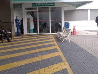 Hospital da Unimed em Campo Grande, onde idosa de 76 anos faleceu, ontem, por covid-19 (Foto: Direto das Ruas)