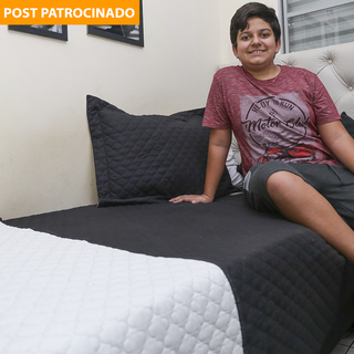 João Felipe trocou de colchão depois de sofrer com as dores do crescimento. (Foto: Paulo Francis)